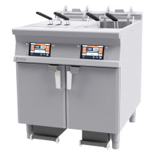 Fritéza elektrická 18+18 l automatická 7" displej, filtrace, zdvih | RM - F2/18-98ETDPS 