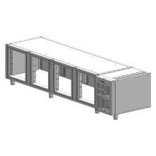 Korpus stolů SCH 4D chladicí nerez | RM - SCH 4 KOR 