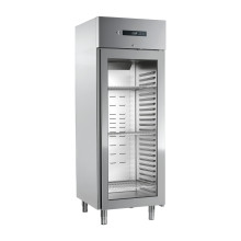 Skříň chladicí 700 l prosklená GN 2/1, nerezová | RM - ENR 700 G 