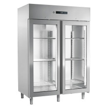 Skříň mrazicí 1400 l prosklená GN 2/1, nerez | RM - ENF 1400 G 