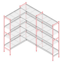 Stojina středová 1550x373 mm | RM - Stojina 1550 mm 