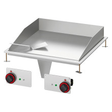 Grilovací deska 56x55 drop-in elektrická chromovaná hladká 400 V | RM - FTLD-66ETS 