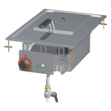 Fritéza drop-in elektrická 0,66 kW/l, 10 l 400 V | RM - F10D-64ET 