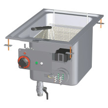 Fritéza drop-in elektrická 0,75 kW/l, 18 l 400 V | RM - F18D-64ET 