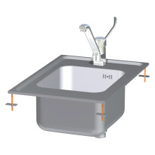 Neutrální modul s dřezem pro drop-in | RM - LAD-64 