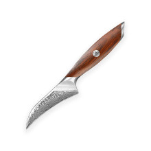 Nůž Dellinger Loupací Paring 100 mm Rose Wood Damascus® 