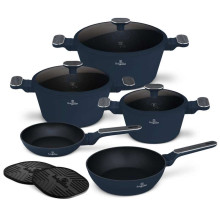 Sada nádobí Berlingerhaus s titanovým povrchem 10 ks Deep Sea Collection 