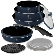 Sada nádobí Berlingerhaus s titanovým povrchem 10 ks Deep Sea Collection 