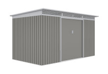 Zahradní domek G21 GRAH 700 - 340 x 206 cm, metalický šedý 