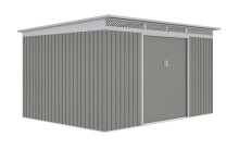 Zahradní domek G21 GRAH 915 - 340 x 269 cm, metalický šedý 