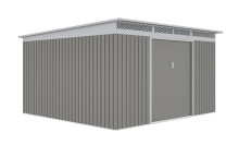Zahradní domek G21 GRAH 1132 - 340 x 333 cm, metalický šedý 