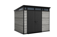 Zahradní domek Keter PENT Signature 9x7 Storm Grey, s podlahou 