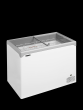 TEFCOLD NIC302SC Pultová mraznička prosklené rovné víko 