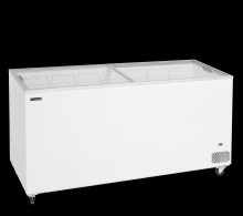 TEFCOLD IC552SC Pultová mraznička prosklené rovné víko 