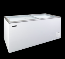 TEFCOLD IDA500-W1 Pultová mraznička prosklené oblé víko 