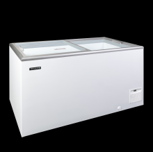 TEFCOLD IDA400-W1 Pultová mraznička prosklené oblé víko 