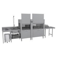 Myčka tunelová 270 košů za hodinu na studenou vodu, výstup vpravo | RM - CT 270 W ABT RX 