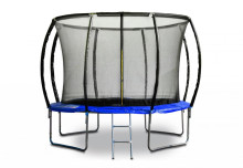 Trampolína G21 SpaceJump, 305 cm, modrá, s ochrannou sítí + schůdky zdarma 