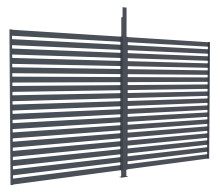 Příslušenství G21 fixní lamelová stěna 4x2,6 m pro pergolu Trenton 