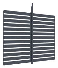 Příslušenství G21 otočná lamelová stěna 3x,2,6 m pro pergolu Trenton 