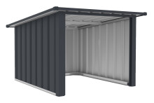 Garáž pro robotickou sekačku G21 88x62x98 cm, antracitová 