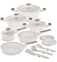 Sada nádobí Berlingerhaus s titanovým povrchem 15 ks Sahara Nordic Collection 