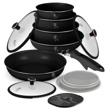 Sada nádobí Berlingerhaus s titanovým povrchem 13 ks Black Rose Collection 