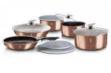 Sada nádobí Berlingerhaus s odnímatelnou rukojetí 12 ks Rosegold Metallic Line 