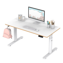 Stůl ULTRADESK dětský el. nastavitelná výška s držákem sluchátek a klipem na kabely 120X60 cm, bílý 
