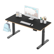 Stůl ULTRADESK dětský el. nastavitelná výška s držákem sluchátek a klipem na kabely 120X60 cm, černý 