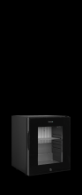 TEFCOLD TM33G Minibar prosklené dveře, černá 
