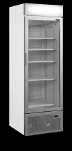 TEFCOLD UFSC1450GCP NF Silver Mrazicí skříň prosklené dveře, stříbrný rám 