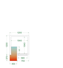 TEFCOLD CRPF1212 Cold Room 