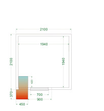 TEFCOLD CRPF2121 Cold Room 