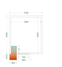 TEFCOLD CRPF2124 Cold Room 