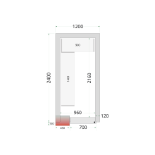 TEFCOLD CRNF1224 Freezer room 