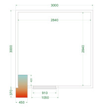 TEFCOLD CRPF3030WD Cold Room 