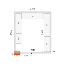 TEFCOLD CRPF2427WD Cold Room 