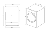 HAIER HD80-A2939 Sušička s tepelným čerpadlem I-Pro Series 3