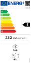 HAIER HCE301E Truhlicový mrazák, 300l