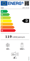 HAIER HATO 126 DE Chladnička Bottom Mount Built-in