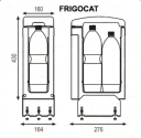 Indel B FRIGOCAT 7L, 24V, dT30°C, autochladnička