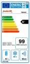 TB45AC kompresorová chladnička Indel B na 230V AC, 39 litrů