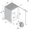 VITRIFRIGO C55BT CHR mrazák 12/24V 56 litrů